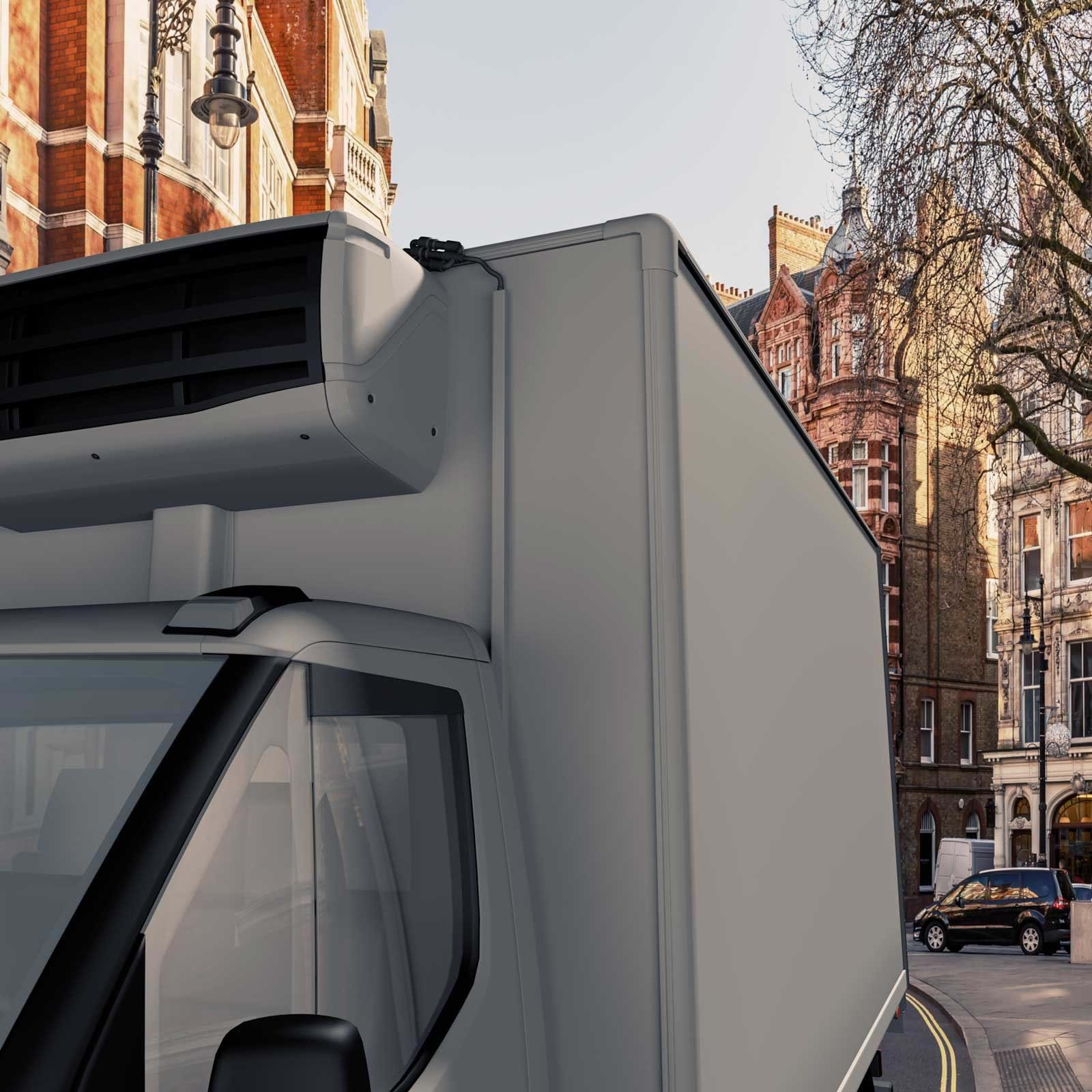 Power refrigerator unit when parked