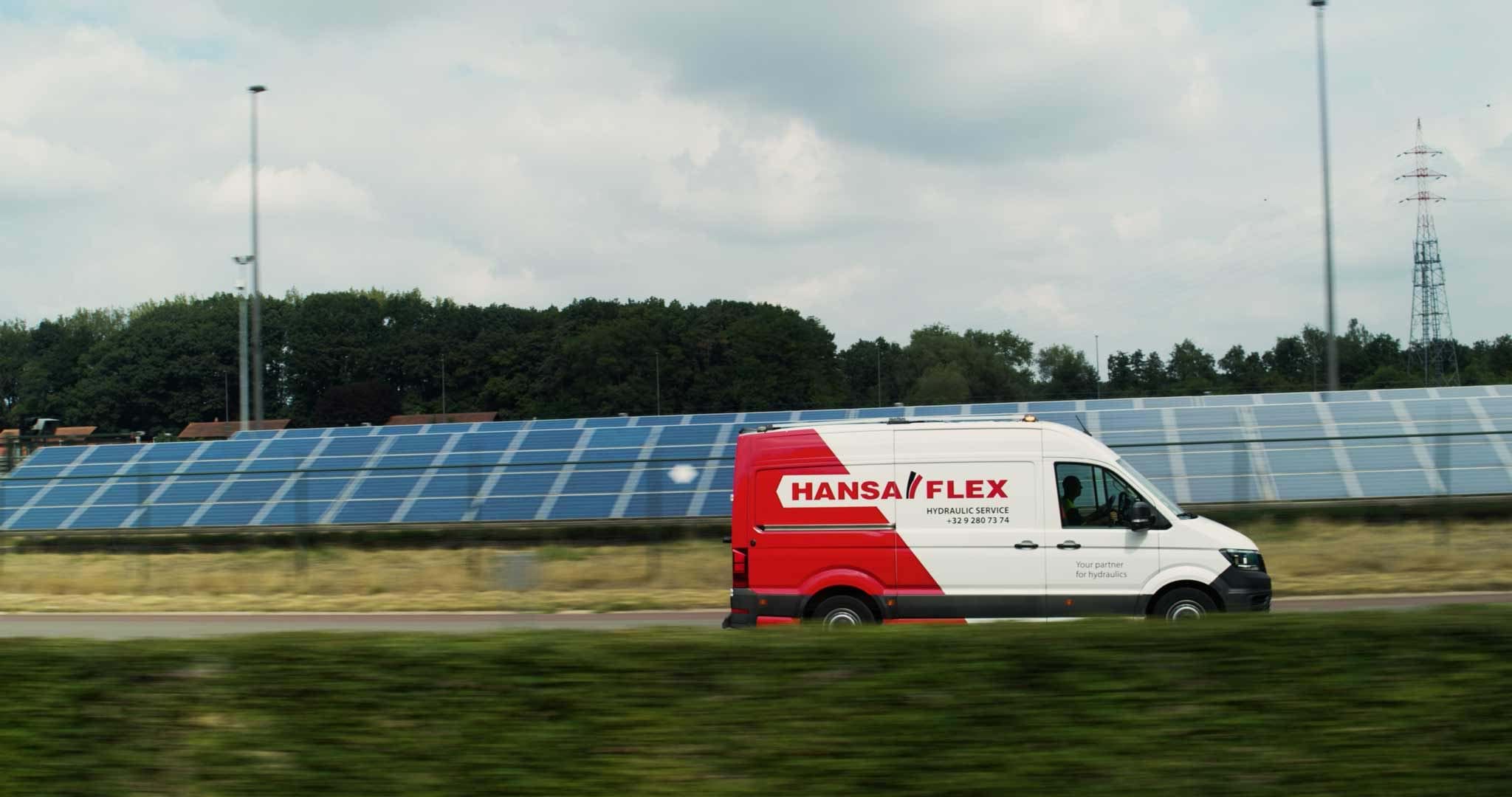 Inverteren er erstattet med et kompakt batterisystem i VW Crafter-varevognen